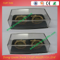 zinc alloy cuff links for souvenir with soft enamel